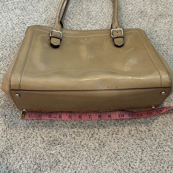 Kate Spade Large Patent Leather Satchel in “Camel” - Picture 15 of 16